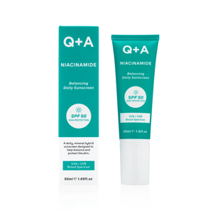 Q&A Niacinamide SPF 50 Balancing Daily Sunscreen 50ml